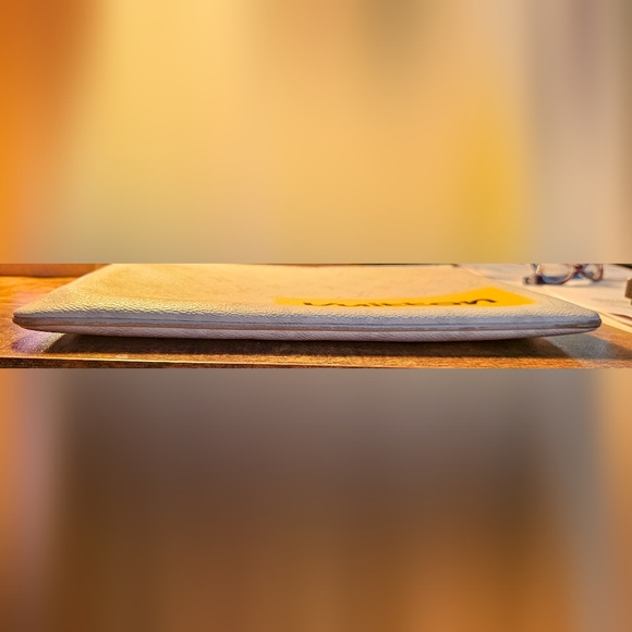 Louis Vuitton White Monogram Antarctica Zip Pouch O-Case Clutch - Picture 11 of 12